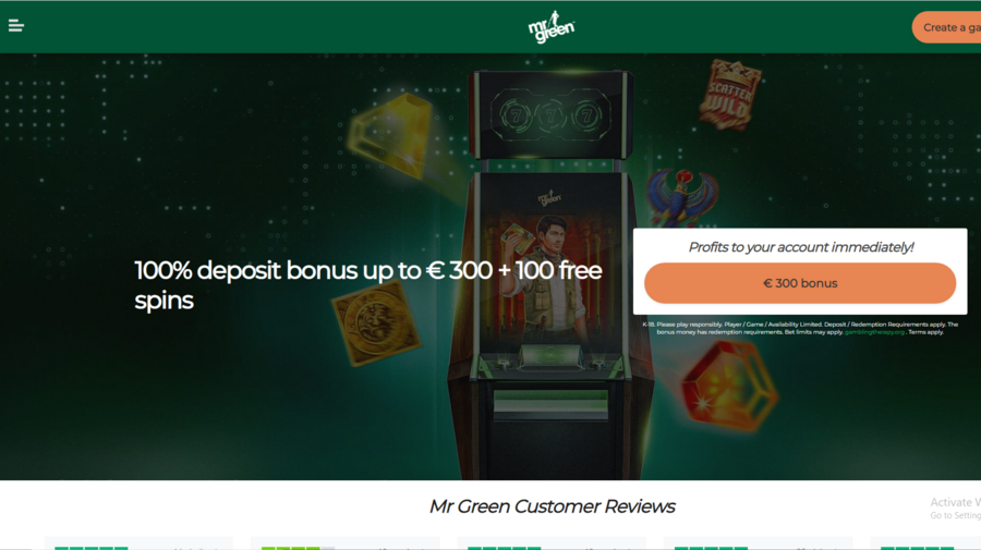 MrGreen screenshot