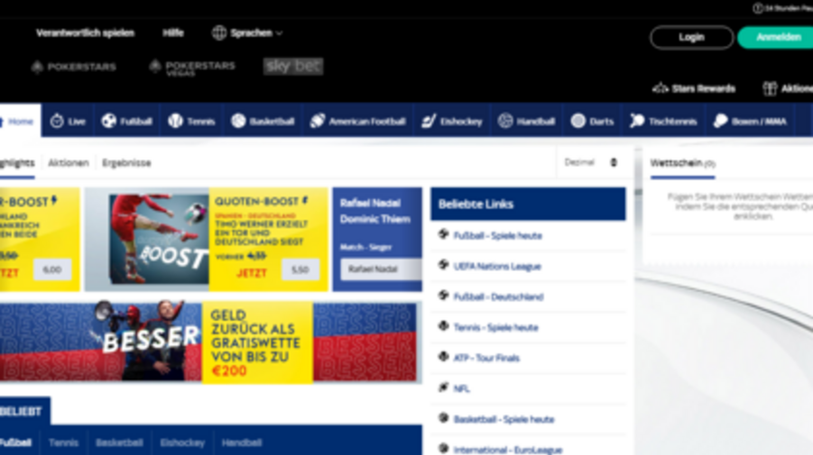 Sky Bet screenshot image