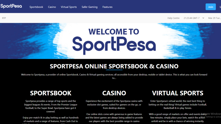 SportPesa screenshot image