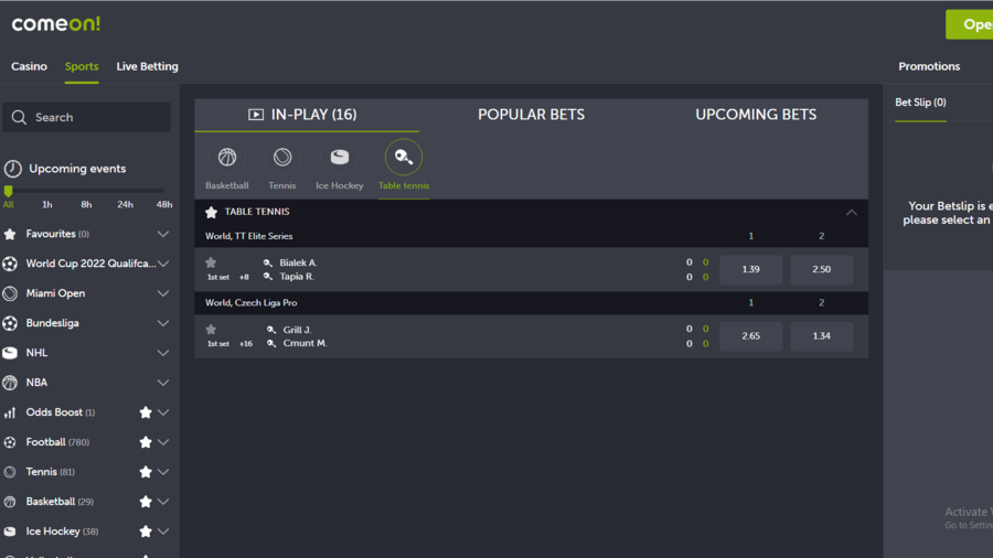 ComeOn! screenshot image
