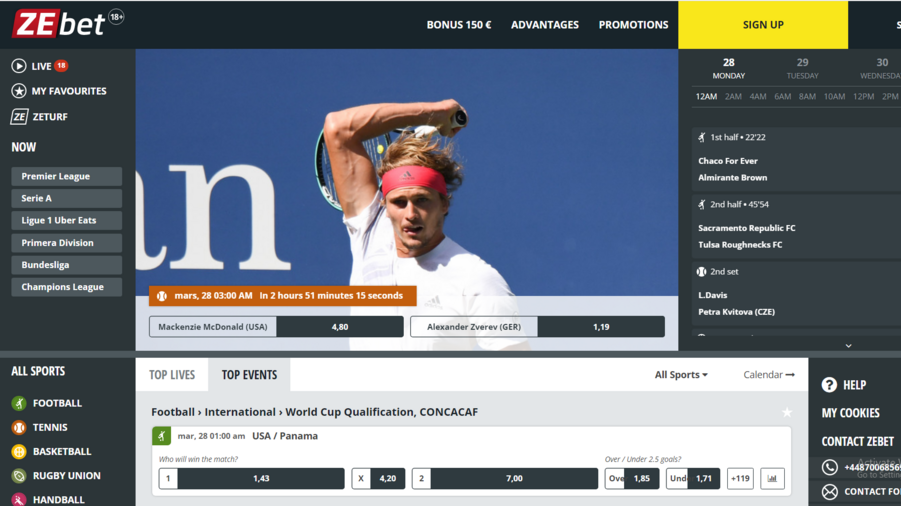 ZEbet screenshot