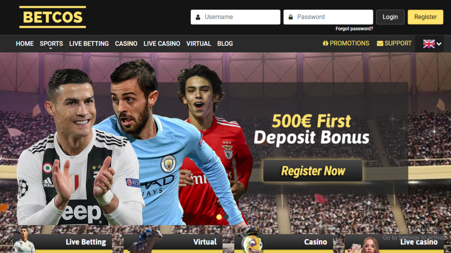 Betcos screenshot