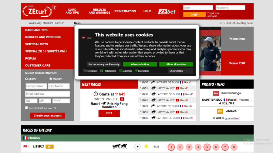 ZEturf screenshot