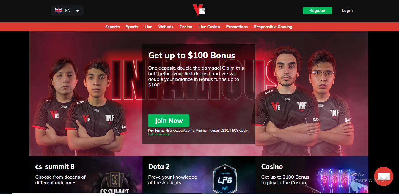 Vie.bet screenshot