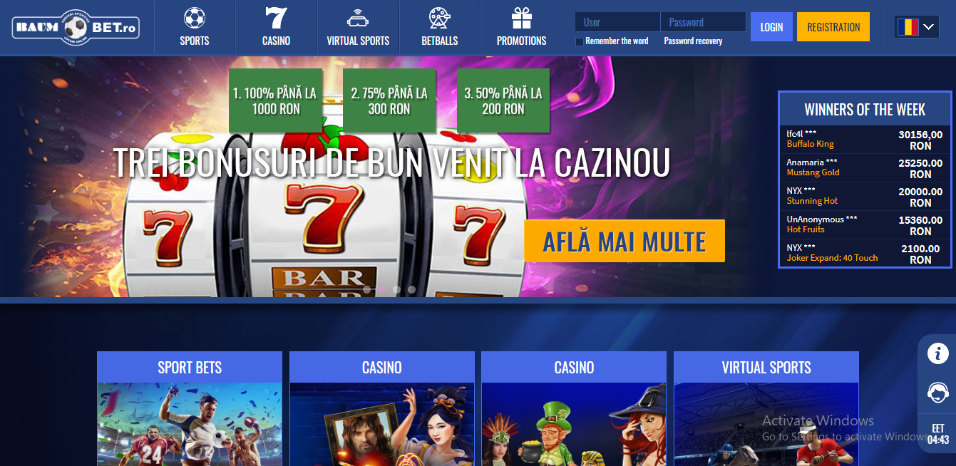 Baumbet screenshot