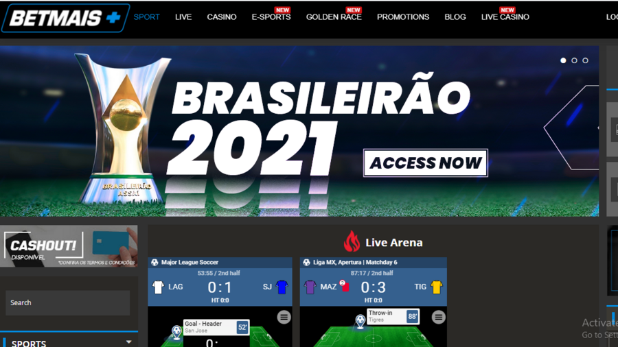 BetMais screenshot