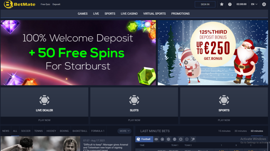 BetMate screenshot