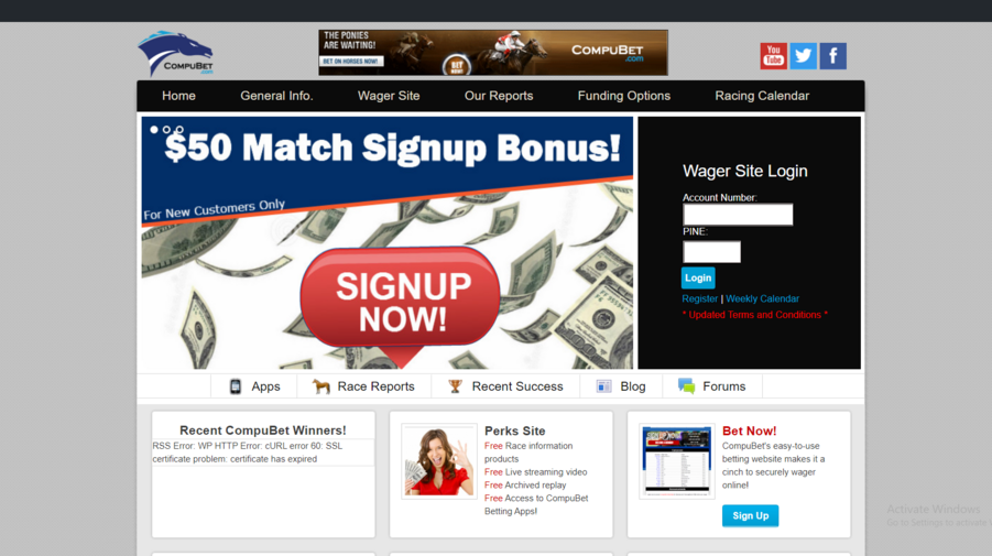 CompuBet screenshot
