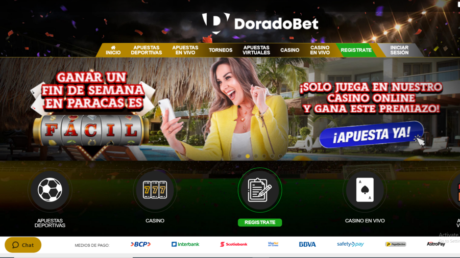 Dorado Bet screenshot