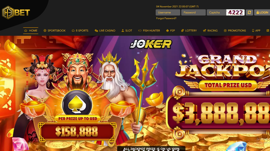 H3Bet screenshot
