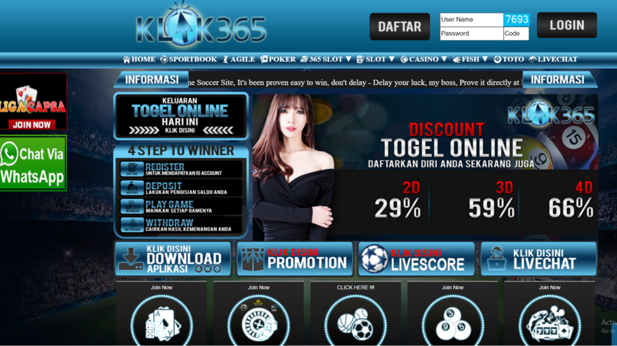 Klik365 screenshot