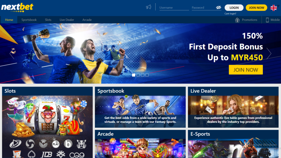 Nextbet screenshot