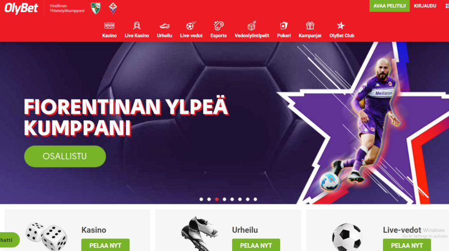 OlyBet screenshot