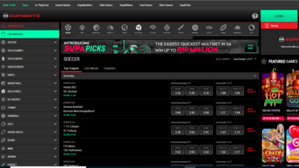 Supabets screenshot