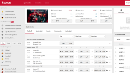 Tipico Online Gaming screenshot image