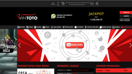 WinToto screenshot