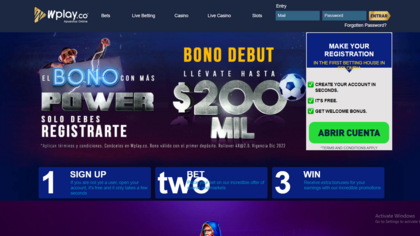 Wplay screenshot