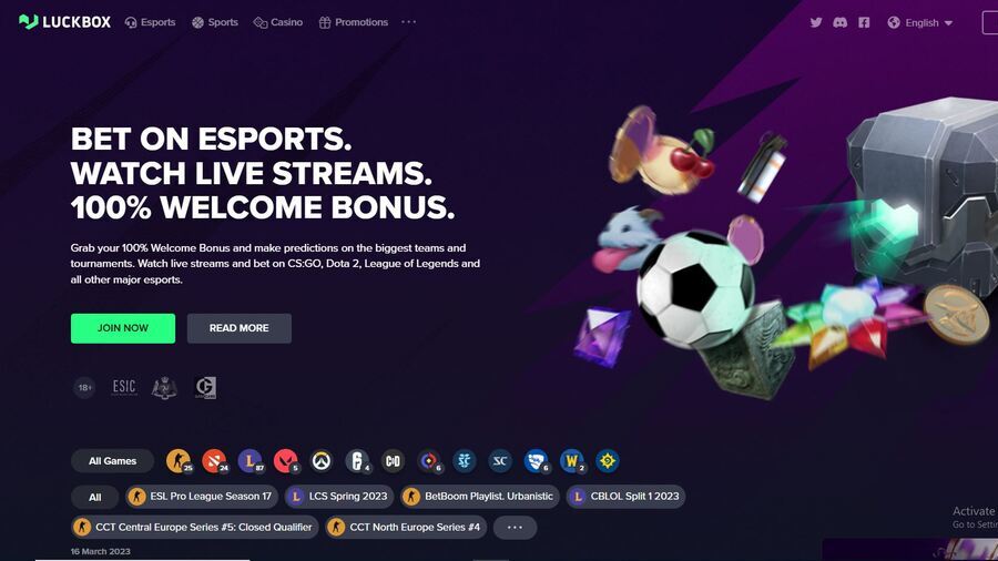 Luckbox screenshot